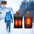 thumbnail image 1 of Qocolhg Heated Vest for Men Women, Lightweight Warming Heated Vest Rechargeable Smart Heating Vest, Christmas Birthday Gifts for Women Men, 1 of 9