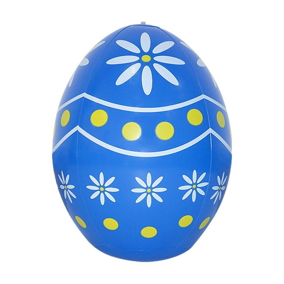 Qocolhg Inflatable Easter Egg, Inflatable Easter Egg Decoration Easter Blow up Outdoor Decorations PVC Easter Ornaments for Easter Yard Garden Lawn Party Supplies Easter Decoration Outdoor Clearance