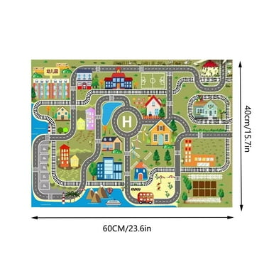 Aircraft Runway Traffic System Playmat Rugs - Kids Carpet With Rubber ...