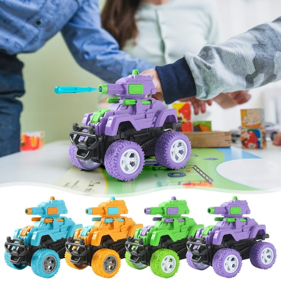 Qocolhg Kids Monster Trucks Toys for Boys Girls Ages 3+,Pull Back Cars Trucks Toy Vehicles,Friction Powered Car,Party Favors Stocking Stuffers Birthday Christmas Holiday Easter Gifts Kids Clearance