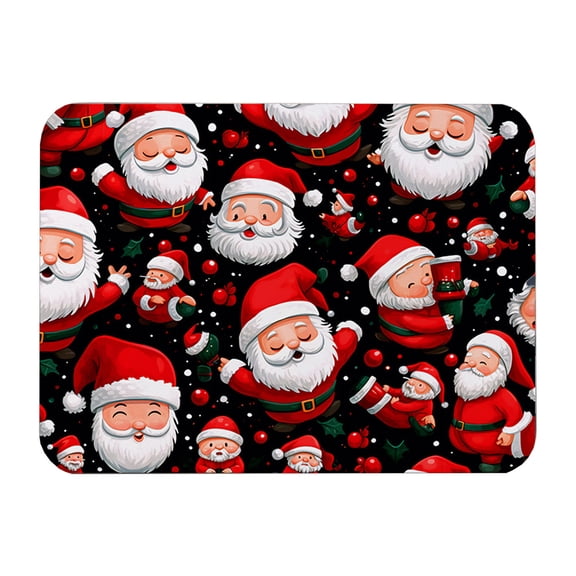 Qocolhg Kitchen Drying Mat for Counter Winter Merry Christmas Xmas Tree Ball Absorbent Dish Mats Foldable Microfiber Drainer Pad Happy New Year Green Plate Holder Mat for Countertop Sink Decor
