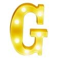 thumbnail image 1 of Qocolhg LED Letter Lights Sign Letters Light Up Letters Sign for Night Light Wedding Birthday Party Battery Powered Christmas Lamp Home Bar For Christmas Birthday Party Decoration, G, 1 of 4