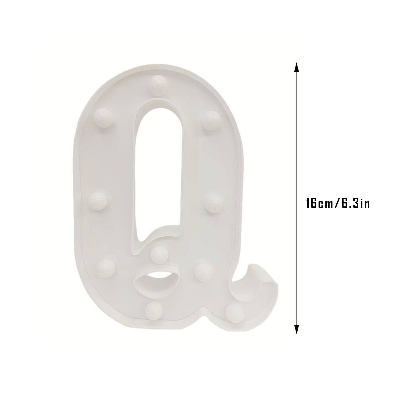 Qocolhg LED Light Up Letters, 26 Alphabet Marquee Letter Lights, Small ...