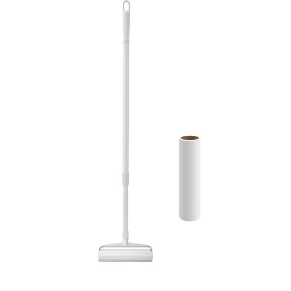 Qocolhg Lint Roller, Large Lint Rollers for Carpet, Sticky Lint Roller with Lint Roller Refills and Extendable Handle, Long Handle Sticky Mop for Cleaning Carpets, Cars, Clothing, and Pet Hair
