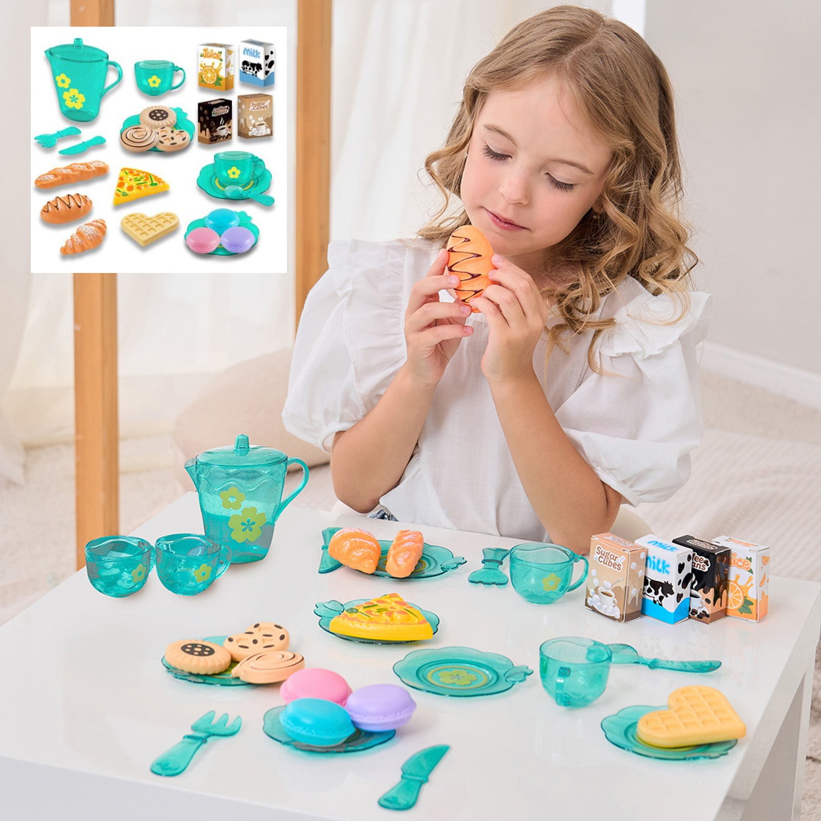 Play Kitchen For Toddlers 1-3 JOYIN Play Food Set 30+ Piece