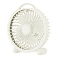 thumbnail image 1 of Qocolhg Lightweight Desktop Fan, Easy to Carry Suitable for Travel and Home Use,Personal Mini Portable Compact Desktop Table Fans, Cooling for Home Office Car Travel Indoor Outdoor Clearance (White), 1 of 6