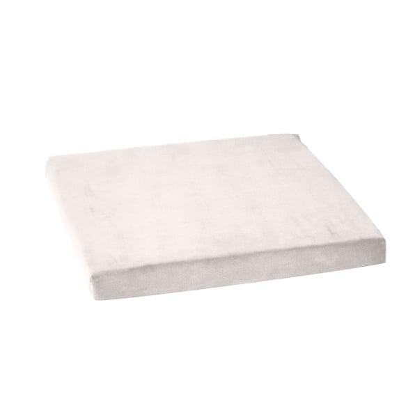 Qocolhg Memory Foam Seat and Chair Cushion for Office Chairs, Wheelchairs, Scooters, Kitchen Chairs or Car Seats, for Support and Height While Reducing Stress on Back, Tailbone or Sciatica White