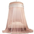 thumbnail image 1 of Qocolhg Mosquito Net Bed Canopy for Girls,King Canopy Bed Curtains Queen Size from Ceiling,Dome Mosquito Netting Bed Tent Twin Girls Canopy Bed Decor for Baby Crib,Kid Bed and Adult Beds, Pink, 1 of 6