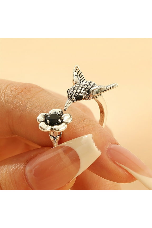 Mother's Day Valentine's Day Birthday Gift for Girlfriend Mother Wife DaughterVintage Statement Ring For Women Men Tail Knuckle Wrap Rings Free Christmas Easter Memorial Jewelry Gift