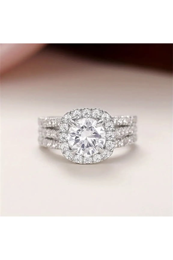 Mother's Day Valentine's Day Gift for Girlfriend Mother Wife, Fashion Ring Wedding Engagement Rings Engagement Wedding Birthday Valentine's Day Jewelry Gifts, Birthday Present for Daughter