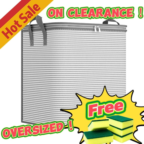 Qocolhg Moving Boxes Moving Bags College Packing Storage Boxes with Lids Alternative, Storage Bags, Extra Large, Sturdy Handles, Zipper, Closet Storage for Packaging Storage Essentials Storage Bags