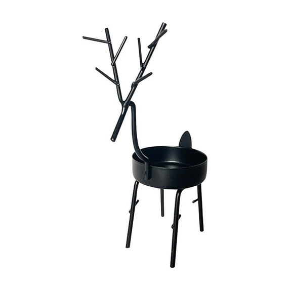 Qocolhg Outdoor Indoor Christmas Decorations, Christmas Candle Holders Small Candle Holders In The Shape Of Deer Iron Candle Holders Holiday Party Table Decoration Home Gifts, on Sale Clearance!