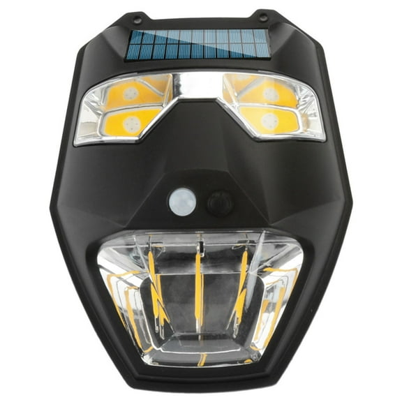 Qocolhg Outdoor Solar Motion Sensor Lights, Solar Induction Wall Lights, Red Flashing Warning Light 5 Modes Solar Motion Sensor Security, for Home Garden Fence Patio Garage