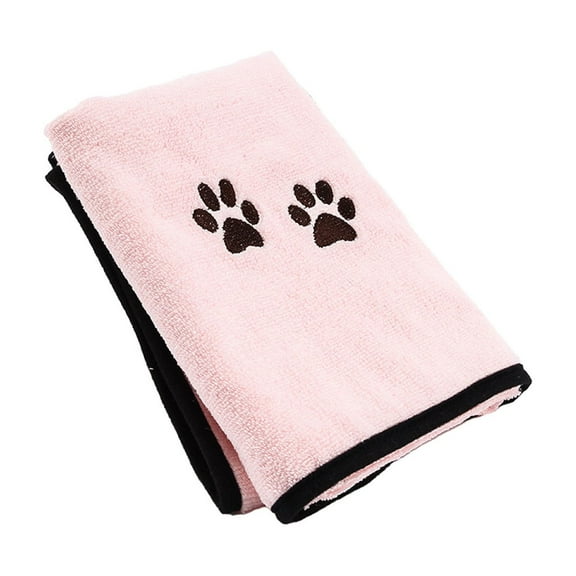 Qocolhg Oversized Microfiber Dog Towels for Drying Dogs,Super Absorbent and Soft Pet Grooming Towel,Perfect Dog Shower & Bath Supplies for Large,Medium or Small Dogs and Cats,Clearance,Pink