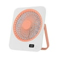 thumbnail image 1 of Qocolhg Portable Desk Fan, Folding Stand for Desktop, 5 Speed LED Makeup Fan, Rechargeable Mini Personal Fans Small Handheld Fan Travel Essentials Gifts for Women Girls Pink, Clearance, 1 of 6