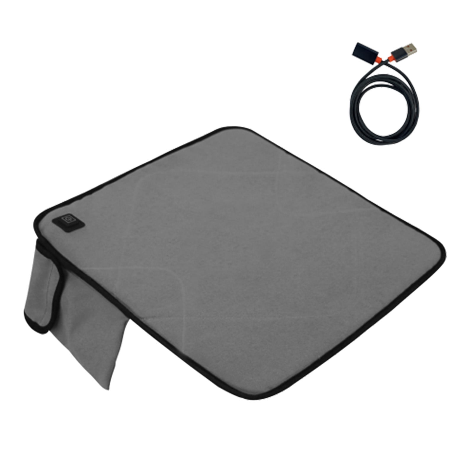 Qocolhg Portable Folding Heating Seat Cushion, 3 Levels Adjustment USB