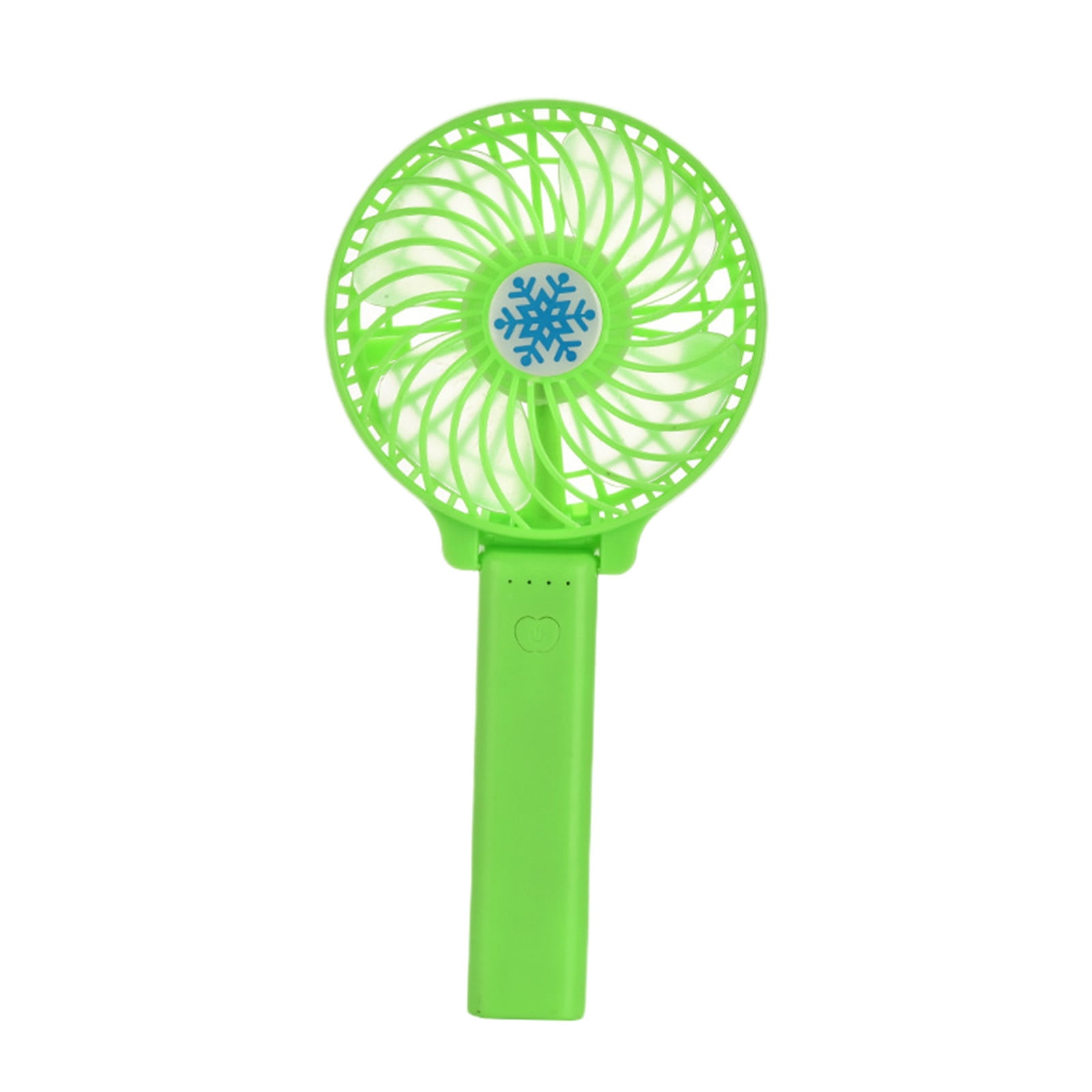 Qocolhg Portable Handheld Fan Rechargeable, High Speeds Strong Wind Mini USB Personal Fan Ventilator with Large Capacity Battery, Folding Small Fan for Girls Women Kids Travel, Green, Clearance