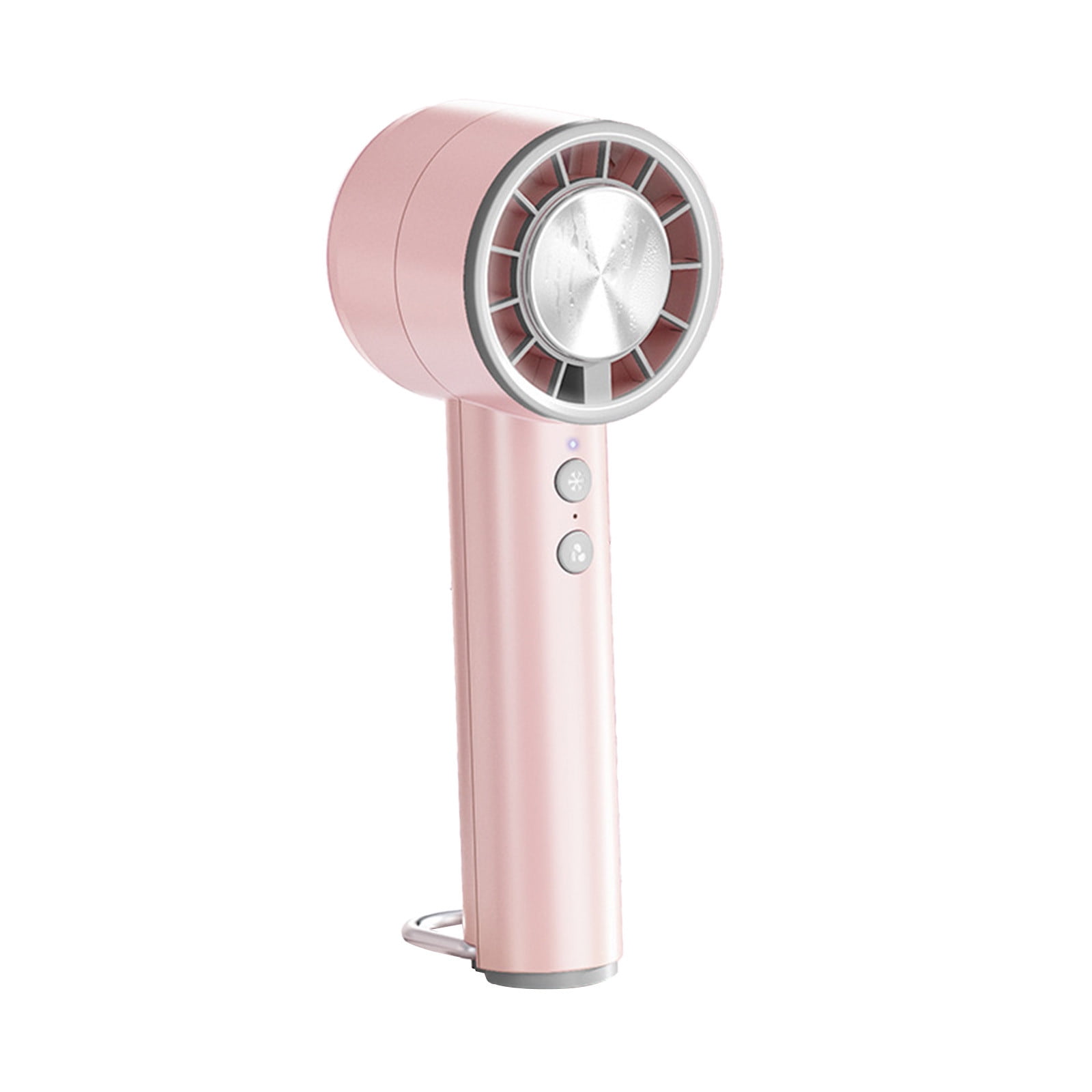 Qocolhg Portable Handheld Fan Rechargeable, High Speeds Strong Wind Mini USB Personal Fan Ventilator with Large Capacity Battery, Small Fan for Girls Women Travel, Ice-Pack Feature, Pink, Clearance