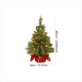 thumbnail image 1 of Qocolhg Pre-lit Artificial Mini Christmas Tree, 24 Inch Tabletop Christmas Tree with LED Lights, Battery Operated Small Xmas Pine Tree with Burlap Base for Table Desk Home Christmas Decorations, 1 of 5