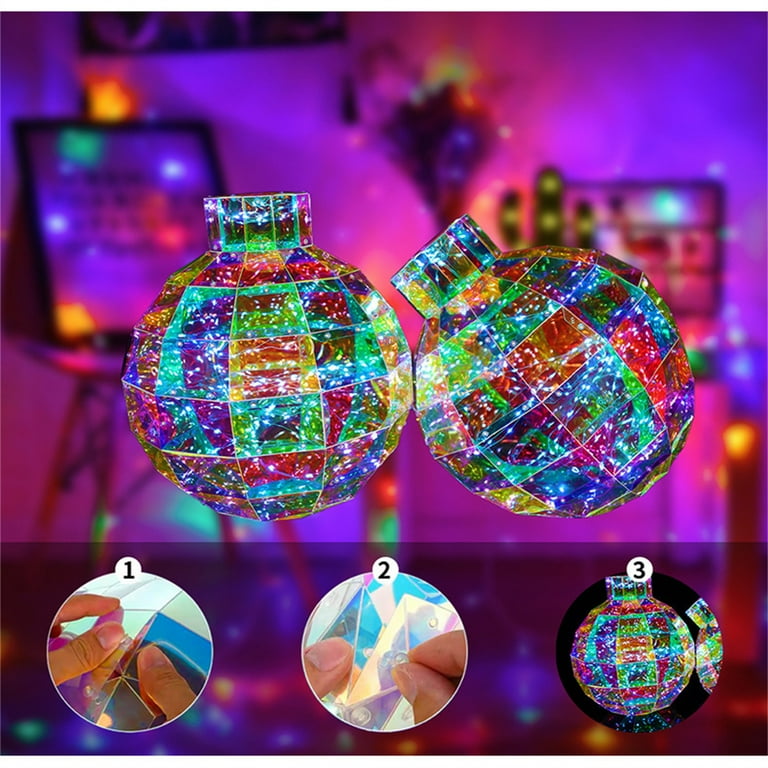 Christmas glow balls hotsell