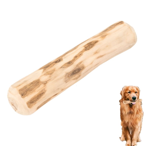 Qocolhg Puppy Teething Toys Interactive Dog Toys for Aggressive Chewers Coffee Wood Dog Chew Stick, Durable Safe Dental Cleaning Chews for Puppy, Stress Relief Toys for Small, Medium Large Dogs
