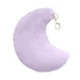 thumbnail image 1 of Qocolhg Purple Moon Pillow, Soft Moon Throw Pillow Plush Moon Shaped Decorative Pillow Faux Rabbit Fluffy Cushion for Girl Fit Living Bed Dining Sofa Car Home Decor Girls Women Valentine, 1 of 5