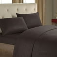 thumbnail image 1 of Qocolhg Queen Size 4 Piece Bed Sheet Set - Comfy Breathable & Cooling Bed Sheets Set, Includes 1 Fitted Sheet, 1 Flat Sheet and 2 Pillowcases, Deep Pockets, Soft and Wrinkle Free, Coffee, 1 of 6
