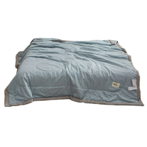 Qocolhg Quilt Queen Size - Summer Conditioning Quilt, Oversized Bedding Soft Coverlet Quilts Queen Size, Machine Washable Lightweight Cotton Quilt for All Season(43 x 59 in)