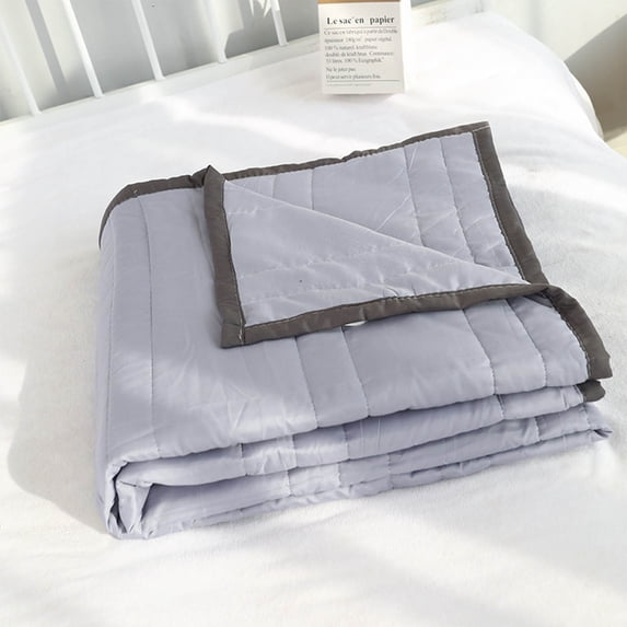 Qocolhg Quilt Twin/Queen Size - Summer Conditioning Quilt, Oversized Bedding Double Sided Cold Effect Blanket Quilts Twin Size, Hot Sleepers And Night Sweats Ice Blanket for All Season, Gray