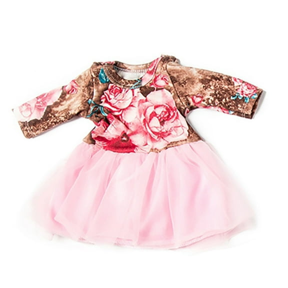 Qocolhg Reborn Dolls Baby Clothes, Baby Doll Clothes Outfits for 15-18 inch Silicone Baby Doll Girl Baby Clothing Sets, Christmas Birthday Gifts for Toddler Ages 1-3, Toys Accessories Clearance