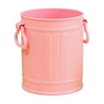 thumbnail image 1 of Qocolhg Retro Barrel Pen Holder with 2 Handles, Plastic Pencil Holder Pen Cup, Makeup Brush Holder Stationery Storage, Pen Holder Organizer for Desk Office Home, Pink, 1 of 6