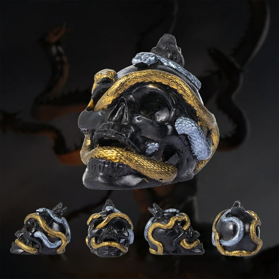 Qocolhg Screaming Aztec Death Whistle - Loud Human Sounding Screams 125+ Decibels Loud, Collectible, Aztec Design in Obsidian Black, Self Defense