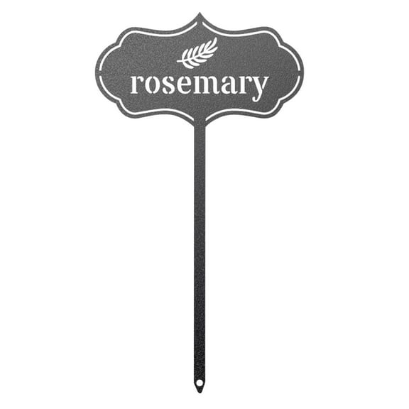 Qocolhg Seed & Plant Markers - Indoor/Outdoor Herb Garden Stakes - Elegant Fruit/Vegetable Seed Labels - Durable Plant Tags for Pots - Classy Design for Farmhouse/Greenhouse, Rosemary