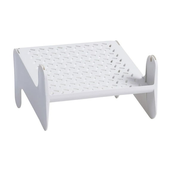 Qocolhg Shoe Rack For Front Door Entrance, Shoe Racks Stackable Shoe Storage Rack Hollow Pattern Footwear Organizer Holder for Home Bedroom Dormitory Closet Non Slipping Shoes Racks (White)