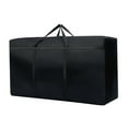 thumbnail image 1 of Qocolhg Small Christmas Tree Storage Bag Heavy Duty Reusable 600D Oxford Fabric Waterproof Dustproof Xmas Tree Bag Container Holder for Short Artificial Christmas Tree, 21x14x6.5Inch, 1 of 5