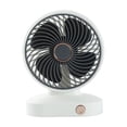 thumbnail image 1 of Qocolhg Small Desk Fan Battery Operated, Portable USB Rechargeable Fan, 3 Speeds Strong Wind, Quiet Personal Fan, Adjustable Table Fan for Outdoor, Home, Bedroom, Office, Travel, Gray, Clearance, 1 of 6
