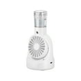 thumbnail image 1 of Qocolhg Small Desktop Fan Portable Handheld Fan with Mister, 4 Speed Mode, USB Rechargeable Personal Fan Spray Water Mist Fan Cooling Fans for Bedroom, Office, Home, Travel, Quiet, White, Clearance, 1 of 6