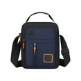 thumbnail image 1 of Qocolhg Small Messenger Bag for Men Women, Oxford Shoulder Bag Crossbody Bag with Adjustable Strap & Earphone Hole, Multi Pockets Bag for Phone Handset Anti Theft, Daypack for Travel Hiking, Blue, 1 of 1