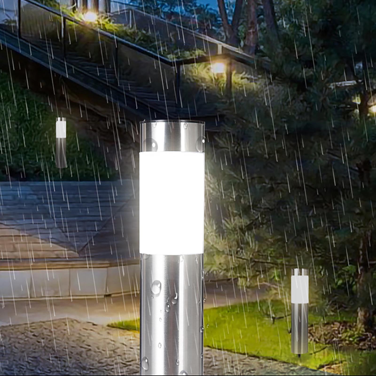 Qocolhg Solar Outdoor Lights Waterproof, Auto On/Off Solar Pathway ... - Off Grid Solar Powered Porch Lights