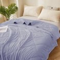 thumbnail image 1 of Qocolhg Solid Color Conditioning Quilt, Lightweight Summer Comforter Cooling Blanket for All Season Use, Machine Washable, Bedding Soft Coverlet Cooling Quilts for Hot Sleepers, 39x59 inch, Gray, 1 of 8