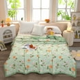 thumbnail image 1 of Qocolhg Spring Summer Quilt Bedding Modern Air Conditioner Quilt for Kids, Cotton Breathable Comforter Print Floral Quilts Bedspread, Cooling Blankets for Hot Sleepers, 39x59 inch, Green, 1 of 6