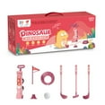 thumbnail image 1 of Qocolhg Toddler Golf Set for 1 2 3 4 5 Years Old, Kids Golf Cart, Indoor and Outdoor Golf Toys for Boys Girls, Ideal Birthday Holiday Gifts for Kids, Clearance (Pink), 1 of 5