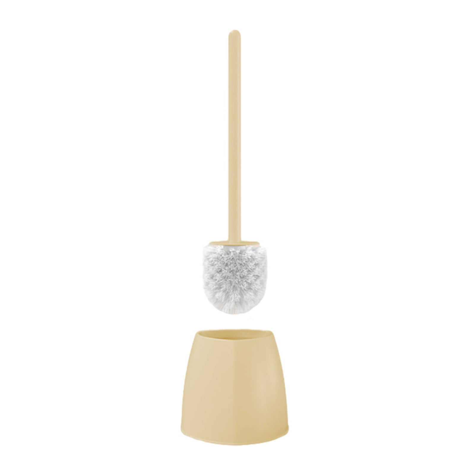 Qocolhg Toilet Bowl Brush Holder Set, Toilet Brush Set with Ergonomic