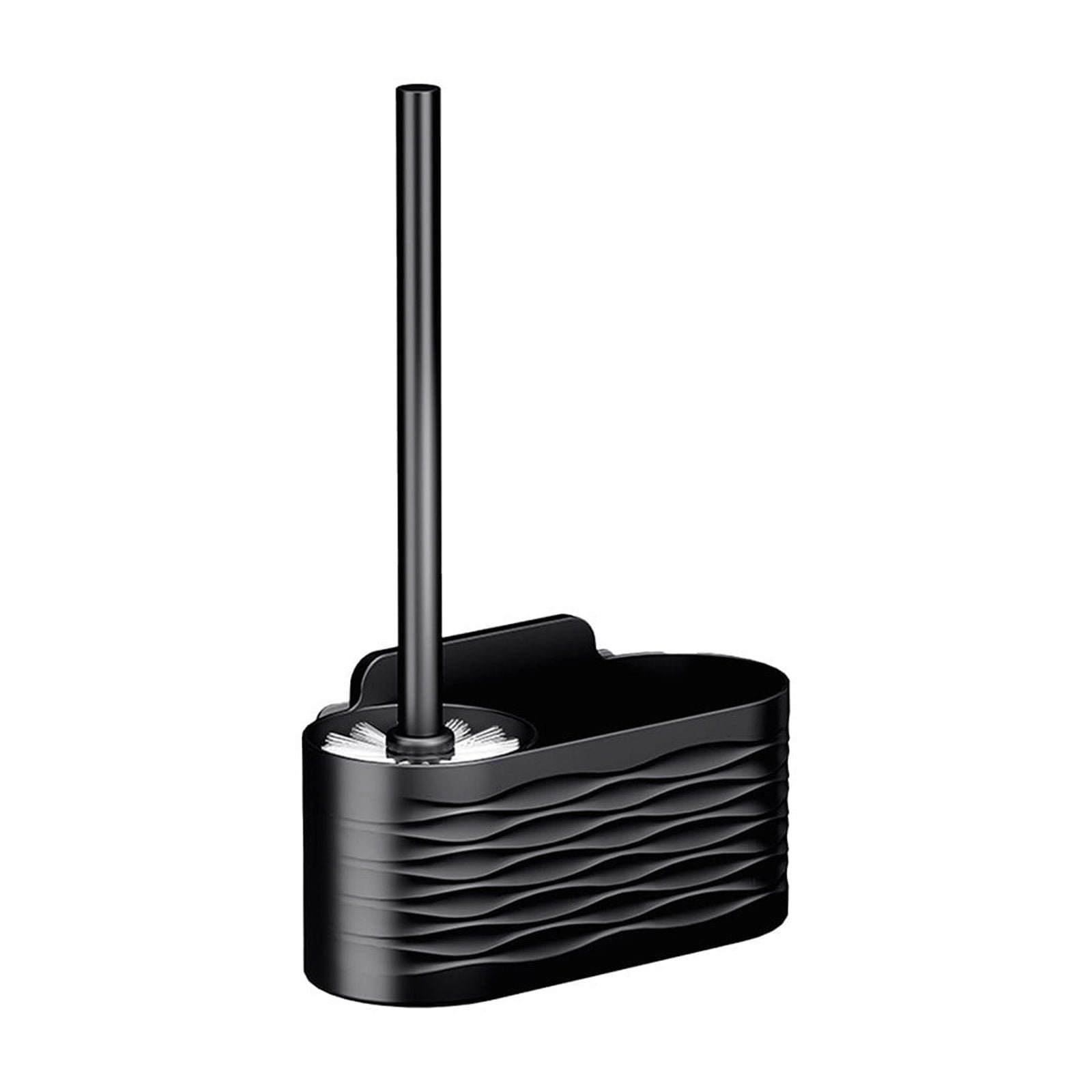 Qocolhg Toilet Bowl Brush Holder Set, Toilet Brush Set with Ergonomic Design, Compact Size