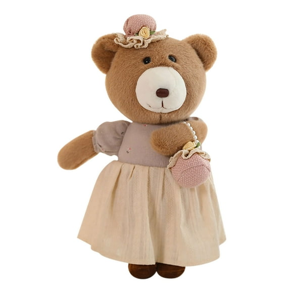 Qocolhg Toys For Boys Girls 3-6 Years, Cute Couple Doll With Fashion Cute Stuffed-Animal Rabbit Bear,Couple Gift Soft Plush Toy, Birthday Christmas Gifts for Kids Boys Girls