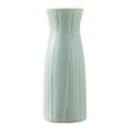 thumbnail image 1 of Qocolhg Unbreakable Bud Vase for Decor Living Room, Ceramic Look Plastic Small Vase for Flowers,Tall Conic Composite Flower Vase for Wedding Decor, Living Room, Centerpieces, Clearance, Green, 1 of 6