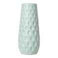 thumbnail image 1 of Qocolhg Unbreakable Bud Vase for Decor Living Room, Ceramic Look Plastic Small Vase for Flowers,Tall Conic Composite Flower Vase for Wedding Decor, Living Room, Centerpieces, Clearance, Green, 1 of 6