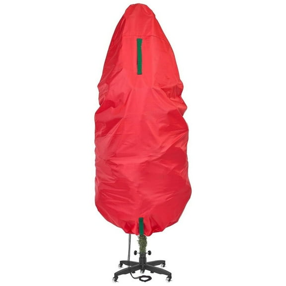 Qocolhg Upright Christmas Tree Storage Bag, Holiday Tree Cover for Christmas Trees or Topiary Trees, Durable, Lightweight, Convenient, Vertical Xmas Storage Bag, Christmas Clearance, 9FT