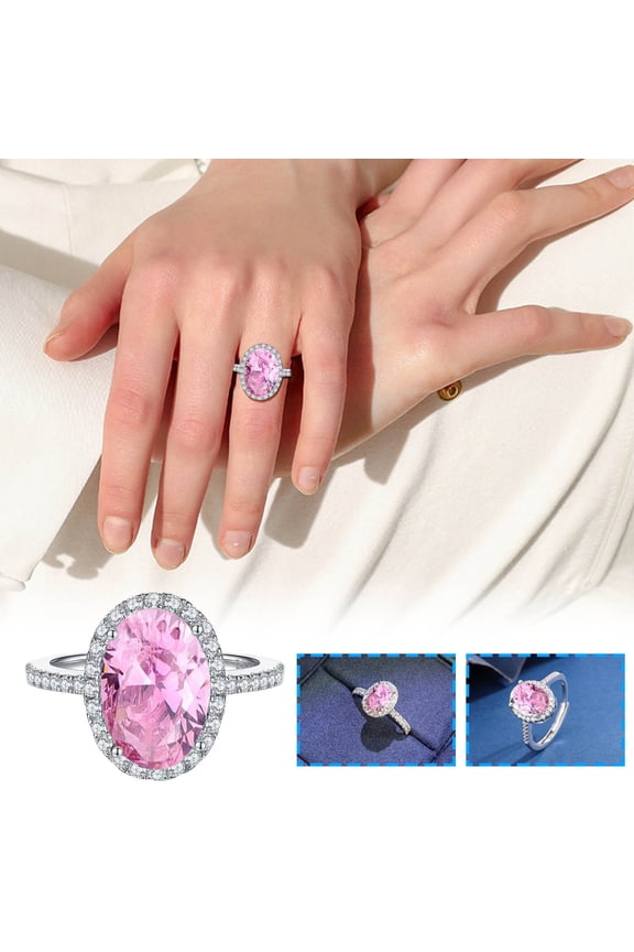 Valentine's Day Gift for Girlfriend Wife, Ring Simulation Bag Opening Ring Opening Can Be Adjusted, Mother's Day Gift for Mother, Birthday Present for Daughter
