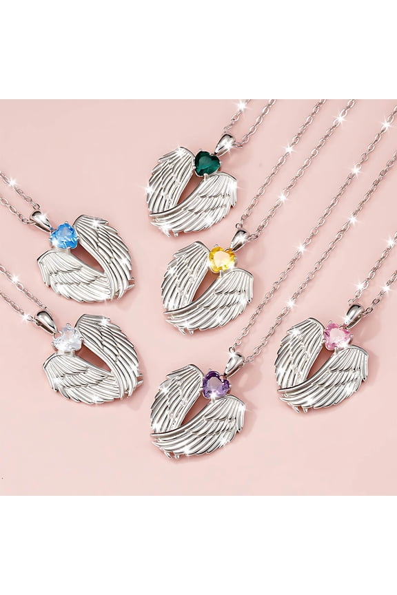 Valentine's Day Gift for Girlfriend Wife, Wing Necklace Fashionable And Women's Pendant Wing Chain, Mother's Day Gift for Mother, Birthday Present for Daughter